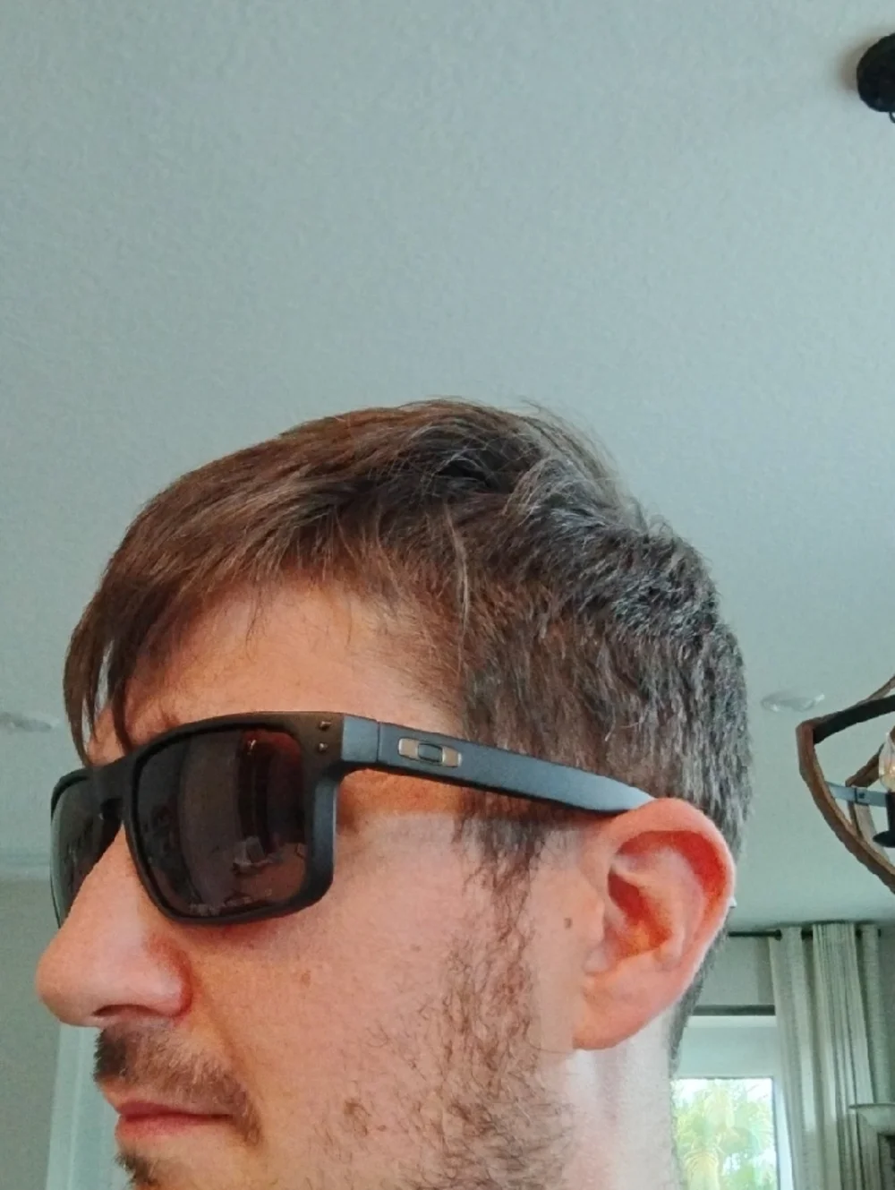 Oakley Holbrook Sunglasses With Gunmetal Accents And Brown Lenses